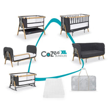 Tutti Bambini CoZee XL - Complete Birth to 4+ Years Package - Oak / Liquorice FREE DELIVERY