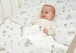 Tutti Bambini Cocoon Cot Bed Bundle - 2pk Sheets, Coverlet, Cot Wraps