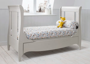 Tutti Bambini Roma Mini Sleigh Cot Bed  - Dove Grey