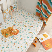 Tutti Bambini Run Wild Cot Bed Bundle - 2pk Sheets, Coverlet, Cot Wraps