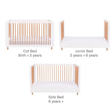 Tutti Bambini Siena 5pc Bundle Cot Bed / SI70 / CC/ WR / Shelves - White FREE DELIVERY