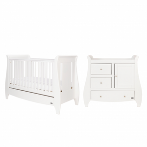 Tutti Bambini Katie 2 Piece Nursery Furniture Room Set (White) - 139RS1/11