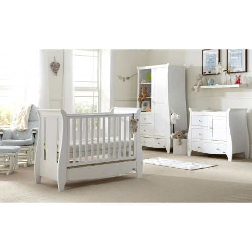Tutti Bambini Katie 5 Piece Nursery Furniture Room Set (White) - 139RS5/11 - Baby Bumpa