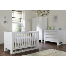 Tutti Bambini Rimini 3 Piece Room Set - High Gloss White - 052RS2/10 - Baby Bumpa
